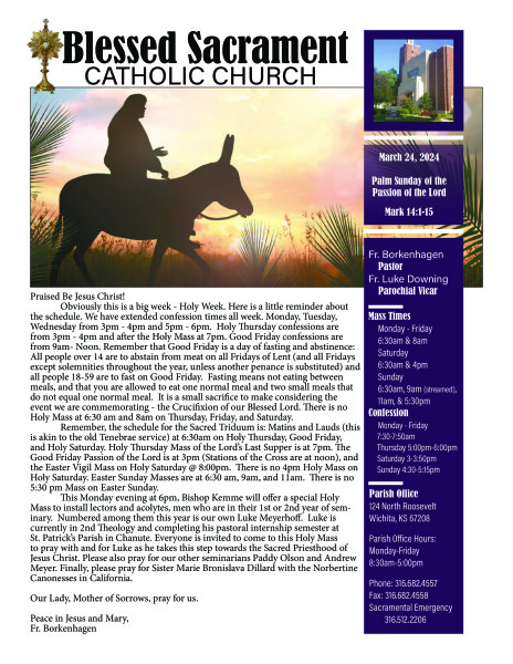 Sunday, March 24, 2024