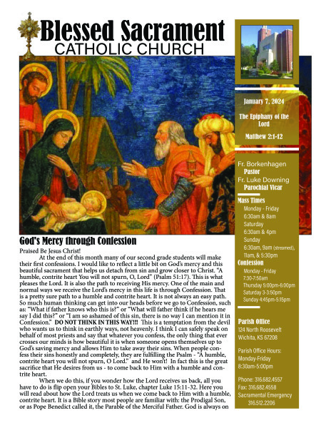 Sunday, January 7, 2024 Bulletin