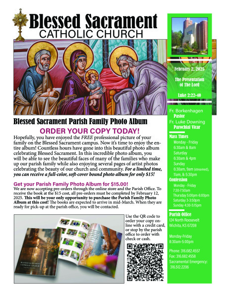 Sunday, February 2, 2025 Bulletin