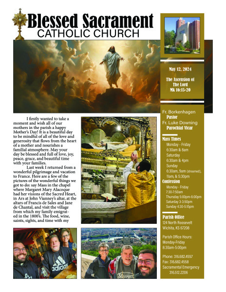 Sunday, May 12, 2024 Bulletin