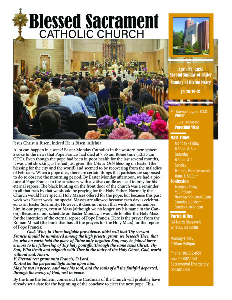Sunday, April 27, 2025 Bulletin